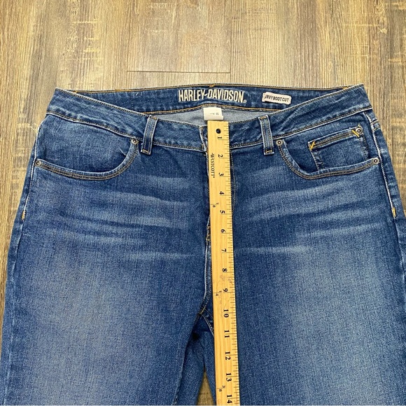 Harley-Davidson Curvy Boot‎ Cut Blue Jeans - Picture 11 of 16
